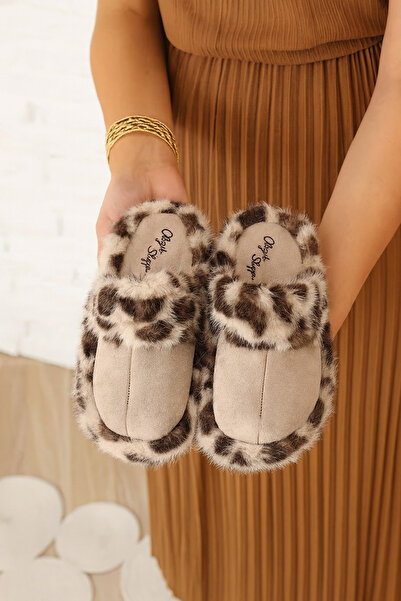 Behtah Kundura Вузька форма Жіночі пухнасті домашні капці Тиха підошва Теплі Стильний дизайн