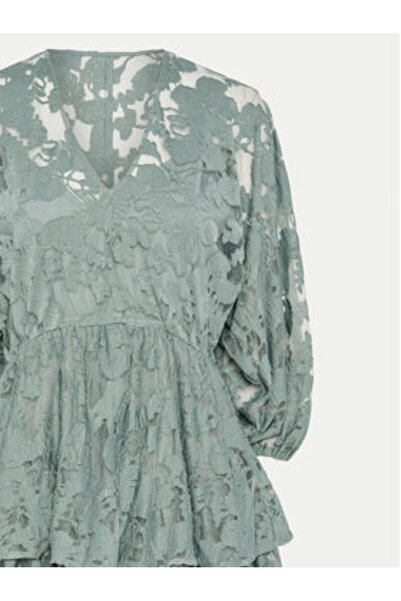 YAS γυναικείο φόρεμα κοκτέιλ 26036644 πράσινο