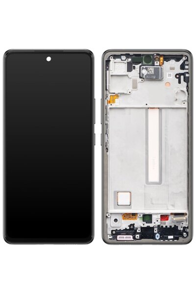 Samsung Ecran tactil Galaxy A53 5G, cu ramă, negru, Service Pack