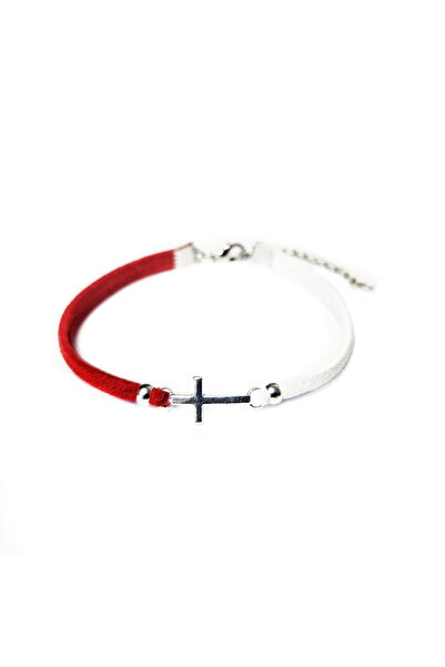 Wild Bracelets Martisor Cross Bracelet, handmade suede leather by