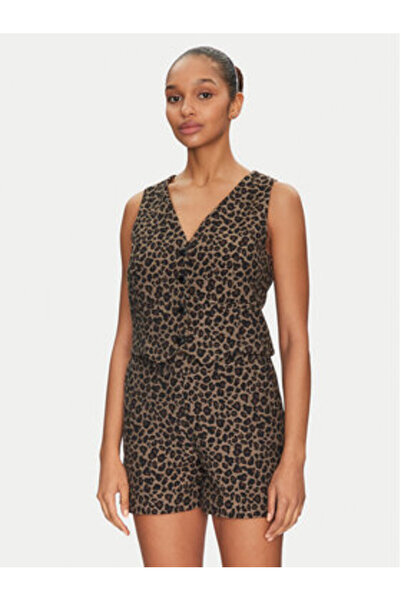 Morgan γυναικείο γιλέκο κοστουμιού 251-CBILI.F καφέ