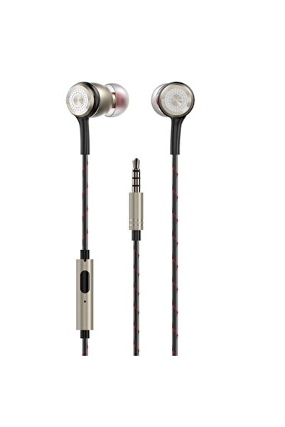 Bibilel In-ear wired headphones with microphone, 3.5 mm Jack, Metal bass boost