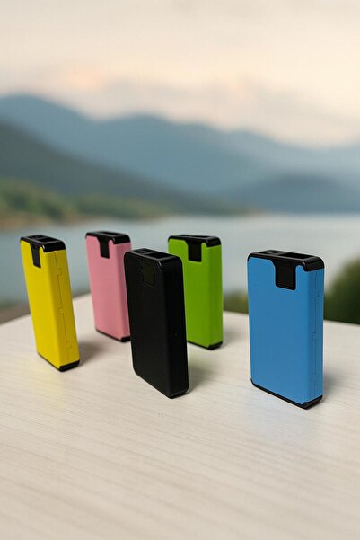 melmus Premium Kart Tipi Renkli Pürmüz Çakmak – Yan Basmalı Lüks Tasarım