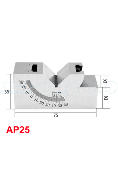 choice2 قطع غيار دقيقة لماكينة التفريز AP25، وسادة قابلة للتعديل 0/30/60، مقي...