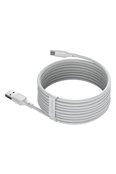 Baseus Cablu de date și încărcare USB-A la USB-C Baseus, 40W, 1.5m, Alb TZCAT...