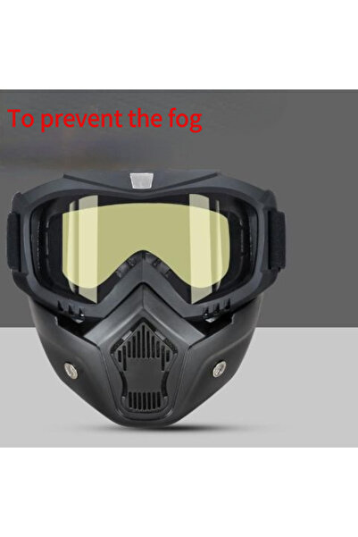 Choice نظارات واقية صفراء كاملة الوجه عالية الدقة شفافة مقاومة للضباب والرمال...