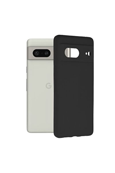 Bibilel Защитен калъф за Google Pixel 7, силиконов, черен, MON-BBL5629