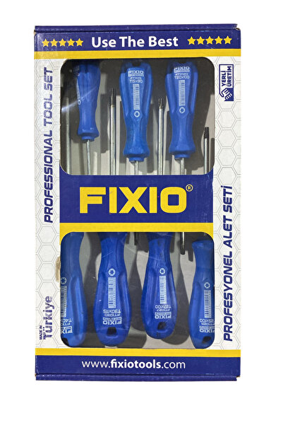 FIXIO 6 Parça Torx Tornavida Seti (T-10,T-15,T-20,T-25, T 27, T-30-T-40)