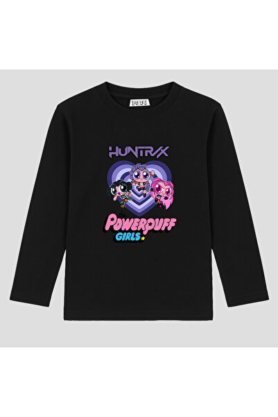 Generic Brand تي شيرت بأكمام طويلة مطبوع بتصميم Hunterx وPowerpuff Girls (4-1...