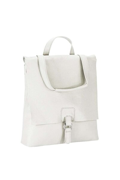 SOFILINE Rucsac alb 2 în 1 din piele naturală B-5974-28 M11