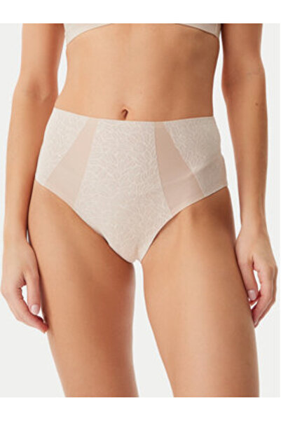 Chantelle Γυναικεία Κλασικά Σλιπ με Ψηλή Μέση C18IC5 01N Μπεζ