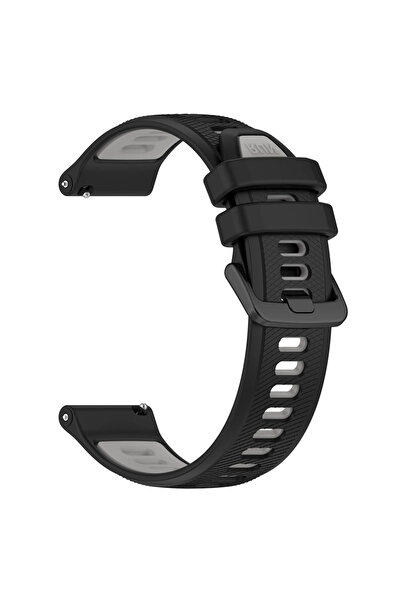 Choice 22mm Universal Black Gray 22 20mm Silicone Strap For HUAWEI WATCH GT 4...