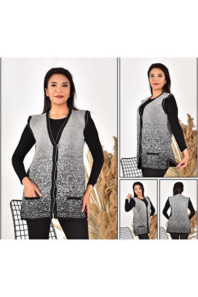 MADAM PARS Women's Anne Vest with Rain Pattern