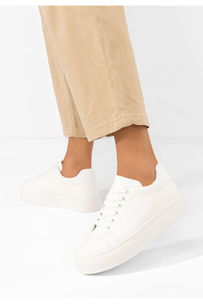 B T Shoes Bílé dámské tenisky Arriba V2