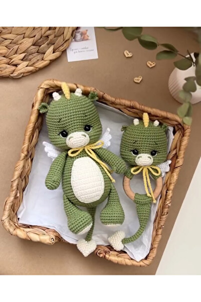 BABYBOUTİQUEHOUSE Amigurumi ejderha set
