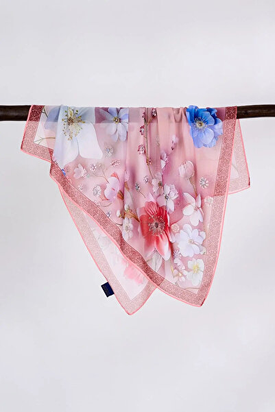 Otantik Çarşı Κασκόλ Dioscorea - Ψηφιακή Εκτύπωση 68x68 εκ. Κ105374