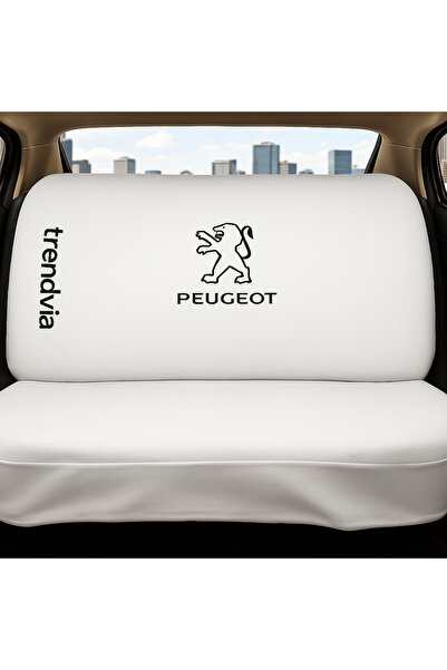 trivexa Peugeot Front and Rear Seat Cover |   Auto Service Cover Combed Cotton Fabric