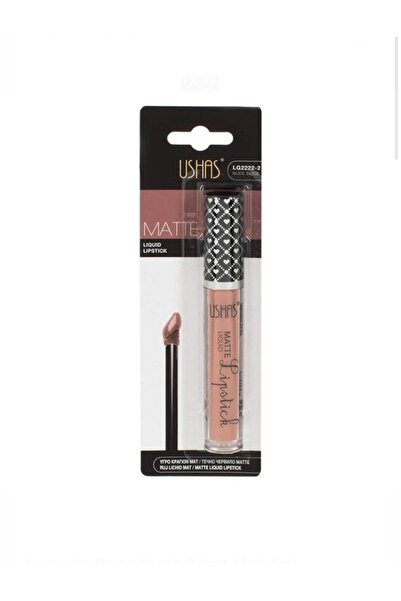 Ushas Cosmetics Ματ lip gloss σε χρώμα nude μπεζ 4ml