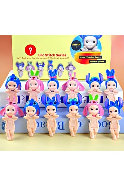 ANGELSS JEWELLERY Sonny Angel Lilo & Stitch Hipper Serisi Blind Box Tekli Fig...