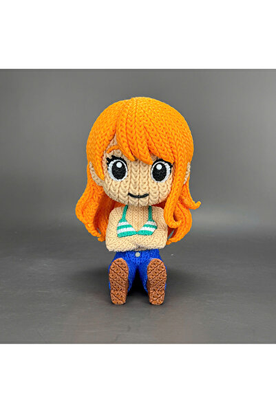 Fud3D رأس متحرك من سلسلة نامي 19 سم بمظهر محبوك من سلسلة ون بيس