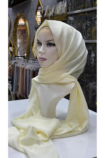 zagreus Kadın krem rengi janjan şal uzunluk 2.50metre abiye abayalar için cok tercih edilen ürün