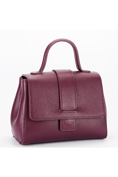 SOFILINE Geantă din piele naturală, culoare vișinie, B-1047 123