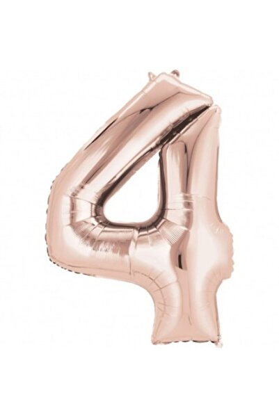 Advance Figurină balon folie, numărul 4 GoldRose, 100 cm