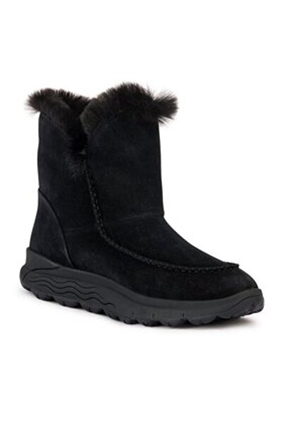 Geox γυναικείες χιονομπότες D3626C-00022 μαύρες