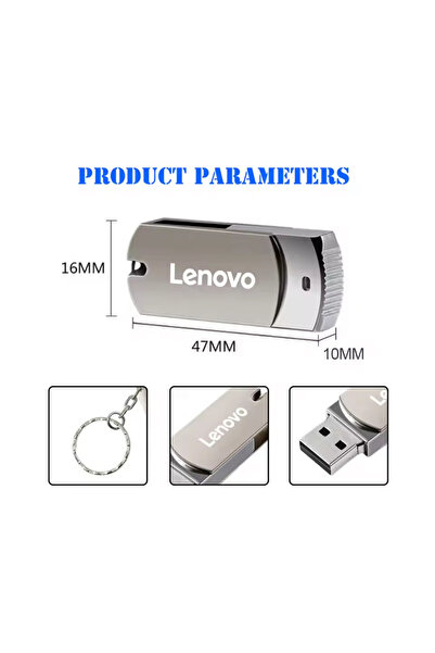 Generic محرك أقراص فلاش USB 3.2 سعة 4 تيرابايت - نقل عالي السرعة، محرك أقراص USB معدني على شكل حرف U، محرك أقراص ذاكرة SSD