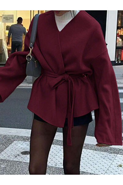 Arfami Cardigan/jachetă din cașmir cu model confortabil, cu detaliu de legare