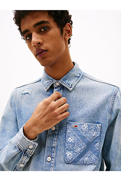 Tommy Hilfiger Men's Regular Denim Shirt