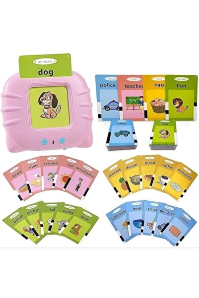 Picodino Set pentru invatare cuvinte in limba engleza, cititor de carduri, jucarie educativa, Picodino, 114 c