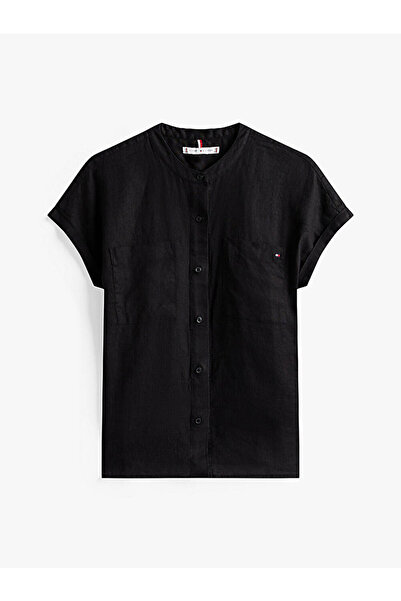 Tommy Hilfiger Women's Adaptive Ess Linen Shirt