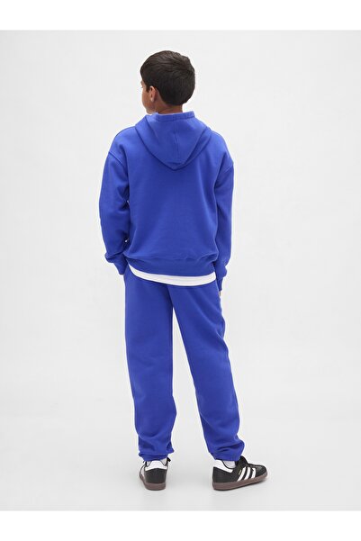 GAP Erkek Çocuk Mavi Relaxed Logo Eşofman Altı