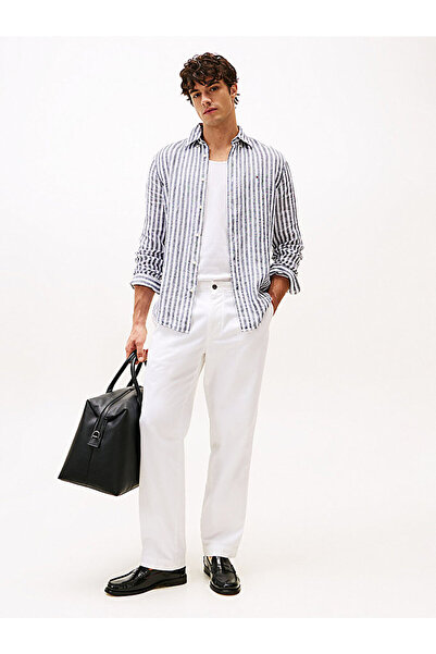 Tommy Hilfiger Men's Linen Essential Shirt