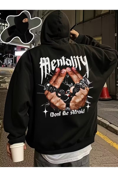 LOTS MODA سترة صوفية للجنسين من Snow Masked Ninja من الصوف السميك بخيطين