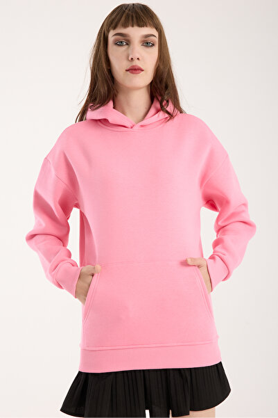 VEK Unisex Oversize Sweatshirt Hoodie Shark Back Printed