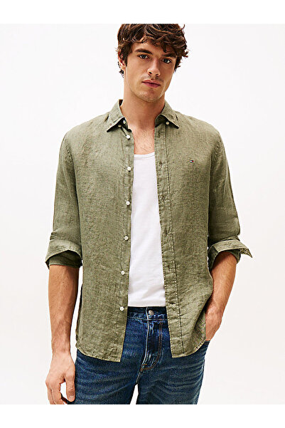 Tommy Hilfiger Men's Pigment Dyed Shirt