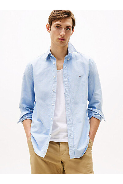 Tommy Hilfiger Men's Solid Heritage Oxford Shirt