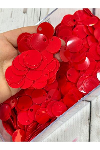 miraylahobi 20 mm (2 cm) Pul Çanta, Supla, Patik Pulu 25 gr No:46 Bayrak Kırmızı