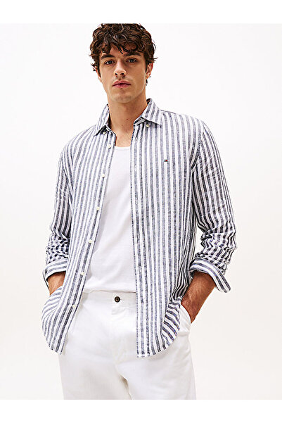 Tommy Hilfiger Men's Linen Essential Shirt