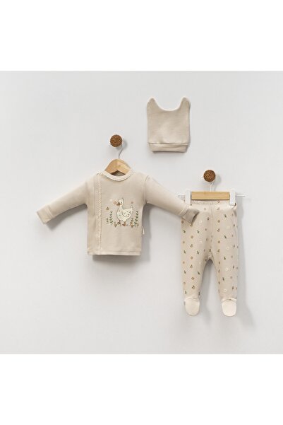 Babycan DANTELLİ ÖRDEK-3 LU ZIBIN TAKIM 9407