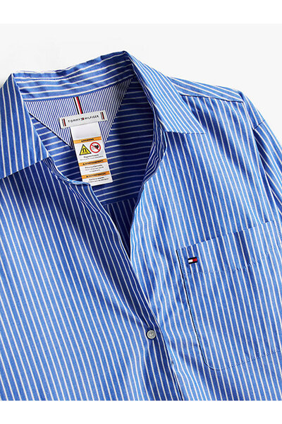 Tommy Hilfiger Women's Adaptive Ess Poplin Easy Shirt