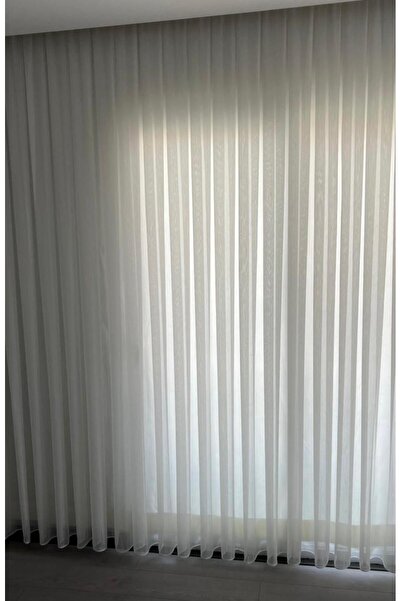 Cotivo Bamboo Heavy Weight 1/3 Pleated Tulle Curtain