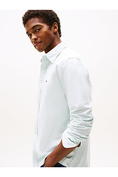 Tommy Hilfiger Men's Heritage Oxford Stripe Shirt