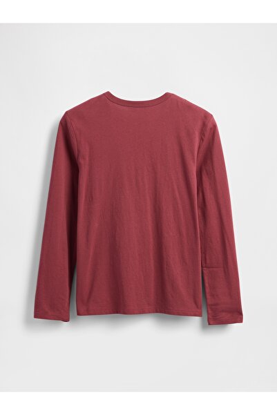 GAP Erkek Çocuk Kırmızı Logo T-Shirt