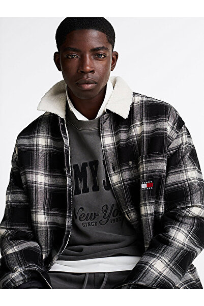 Tommy Hilfiger Men's Tjm Check Teddy Mix Shirt