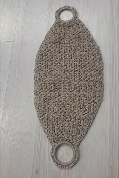 Kevser nur tuhafiye منشفة حمام محبوكة يدويًا بلون الكابتشينو