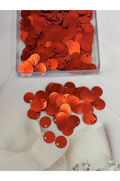 miraylahobi 20 mm (2 cm) Pul Çanta, Supla, Patik Pulu 25 gr No:9 Kiremit