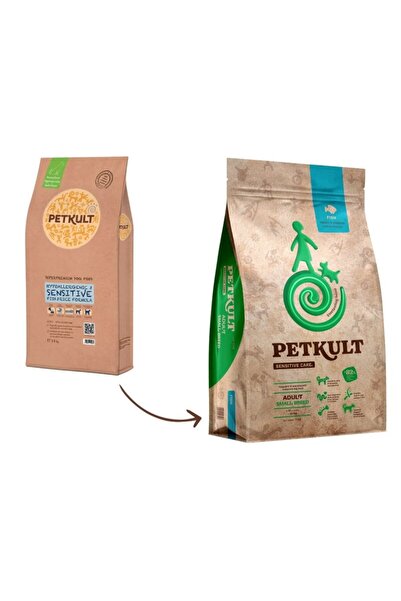 PetKult Hrană uscată pentru câini Sensitive Adult, mărime mică, cu pește, 3 kg